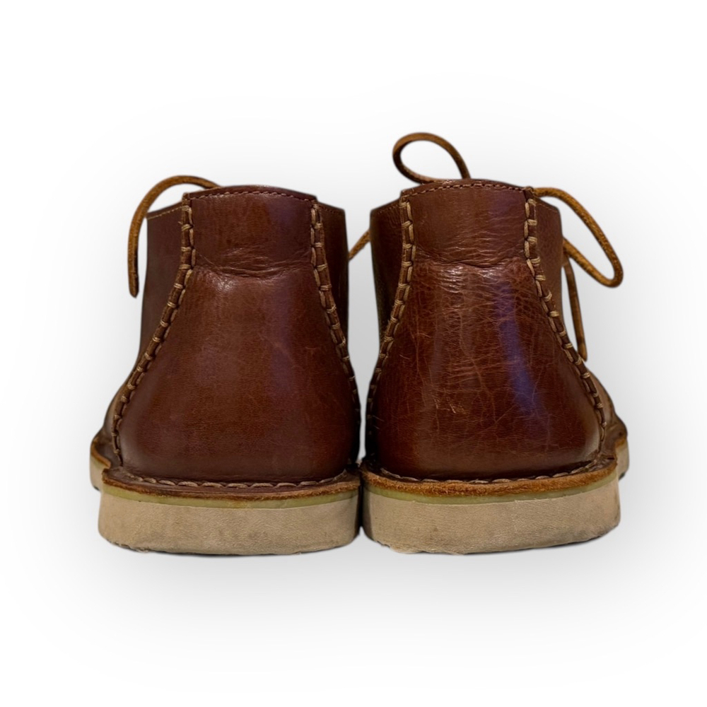 Born Børn Leather Chukka Boots Mens 9.5 Brown Lace Up Ankle Boots Comfort Casual - Picture 6 of 11